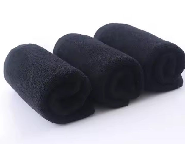 Luxury Black Hand Towels