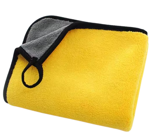 Yellow Microfiber Cleaning Towels